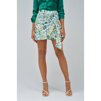 JUPE-CULOTTE EN MÉLANGE DE LIN SALSA JEANS
