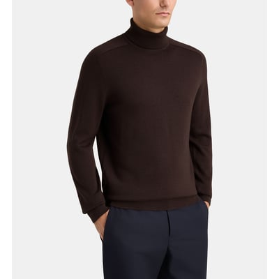 Pull droit brea col roulé laine COMPTOIR GL