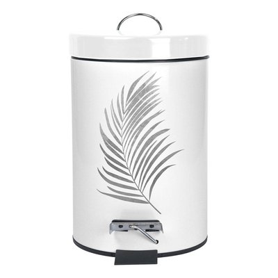 Poubelle à Pédale 3l Métal Orbella  Argent DECORATIE