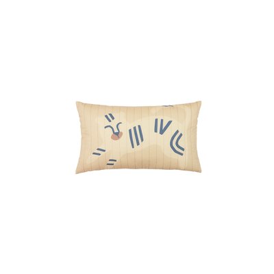 Coussin matelassé Tigre bleu LANDSCAPE NOBODINOZ