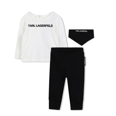 Ensemble t-shirt, caleçon et foulard KARL LAGERFELD KIDS