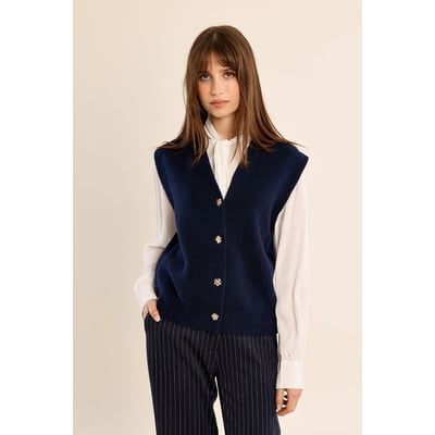 Chaleco con cuello de pico MOLLY BRACKEN