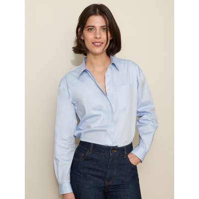 Chemise unie oxford en coton biologique CYRILLUS