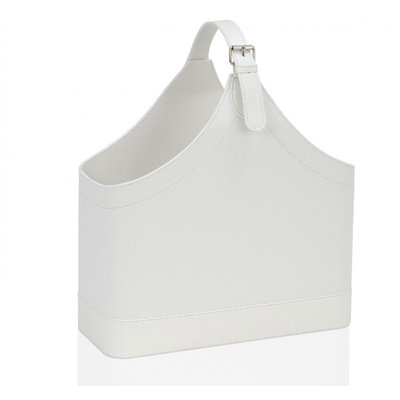 Porte Revues Similicuir Blanc WADIGA