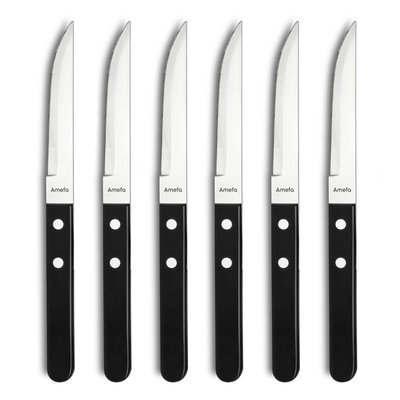 Coffret 6 couteaux steak - STEAK PIZZA 20 AMEFA