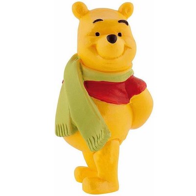 Figurine Winnie l'ourson avec écharpe BULLYLAND