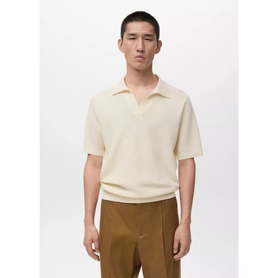 Polo maille manches courtes MANGO MAN