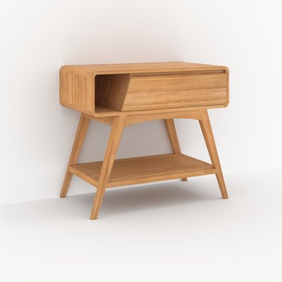 Meuble de salle de bain en bois de teck 90 cm - KAFA RENDEZ-VOUS DÉCO