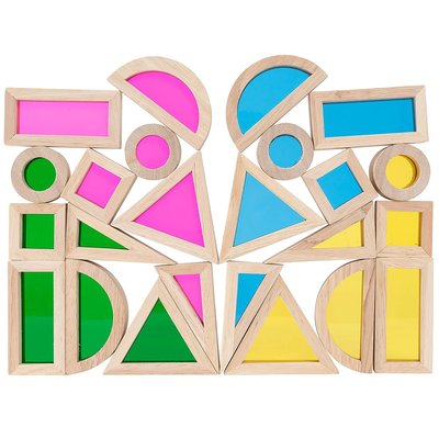 24 blocs sensoriels arc-en-ciel TICKIT