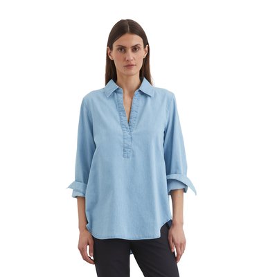 Blouse à enfiler relaxed avec TENCEL™ Lyocell MARC O'POLO