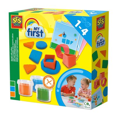 Brinquedo "Plasticina com formas", SES SES