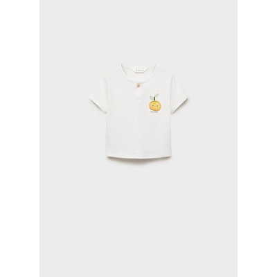 T-shirt coton motif en relief MANGO BABY