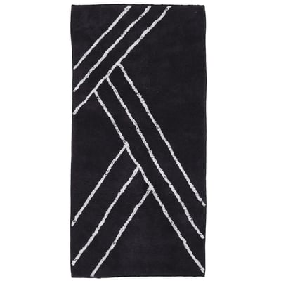 Tapis de bain déco géométrique en coton NEO GUY LEVASSEUR