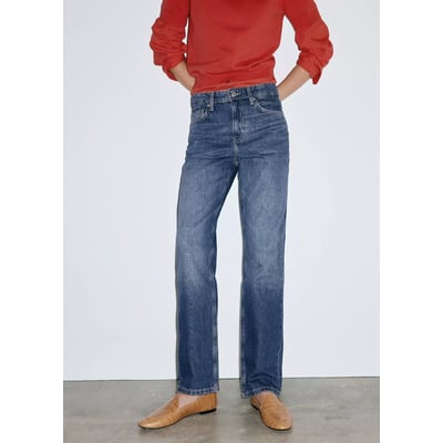 Jean Matilda droit taille haute MANGO