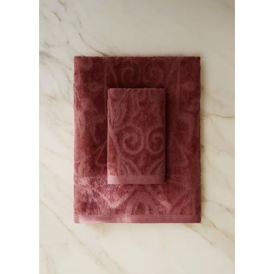 Serviette de lavabo en coton jacquard 50x90 cm MANGO HOME