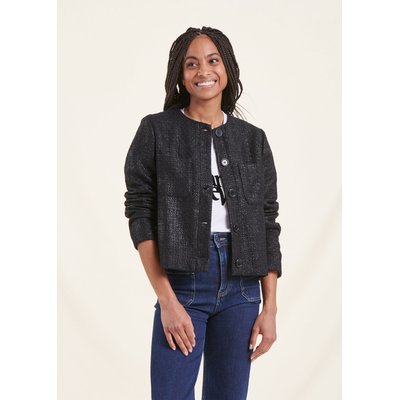 Veste courte en tweed LA FEE MARABOUTEE