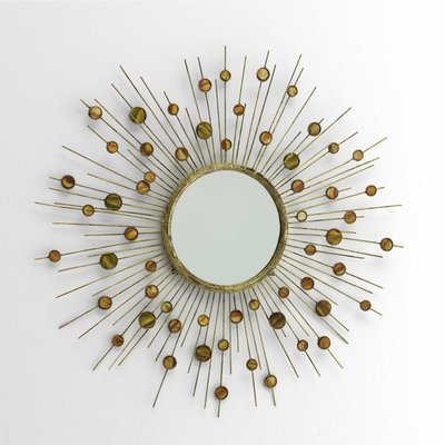 Miroir rond en métal, bohème RECOLLECTION