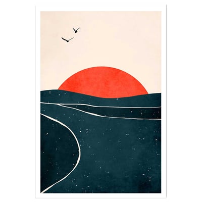 Affiche paysage Brise au sunset HEXOA