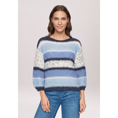 Pull-over en grosse maille à manches 3/4 BETTY BARCLAY