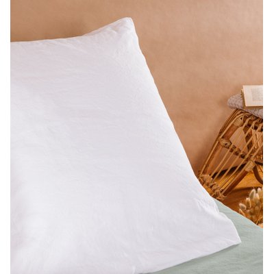 Taie d'oreiller SATIN DE COTON BIO LAVÉ KADOLIS