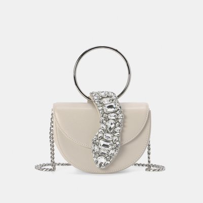 Sac à main en cuir convertible avec strass ALMA EN PENA