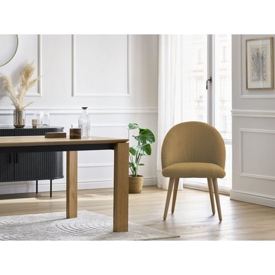 Chaise velours côtelé, LALIE BOBOCHIC