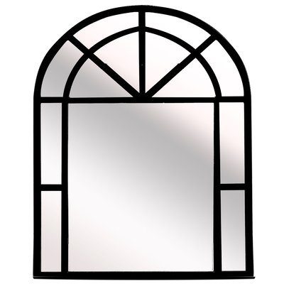 Miroir fenêtre mural noir 50x76cm WADIGA