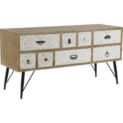 Meuble TV en bois et métal, Arabe RECOLLECTION