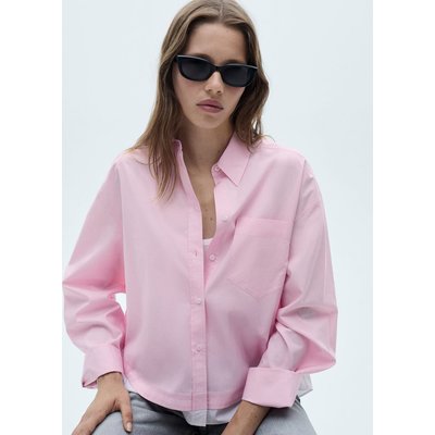 Chemisier fluide rose poudré top