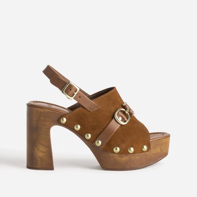 Sandale À Talon en cuir KAMELIO ERAM