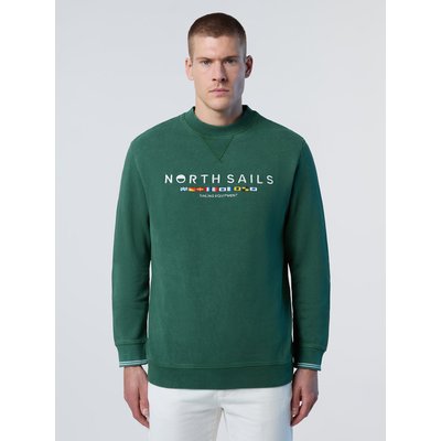 Sweat avec motif drapeau brodé NORTH SAILS
