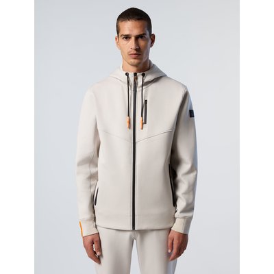 Sweat à capuche entièrement zippé en interlock NORTH SAILS