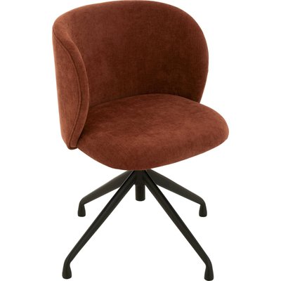 Chaise en bois  bordeaux assise textile design contemporain RECOLLECTION