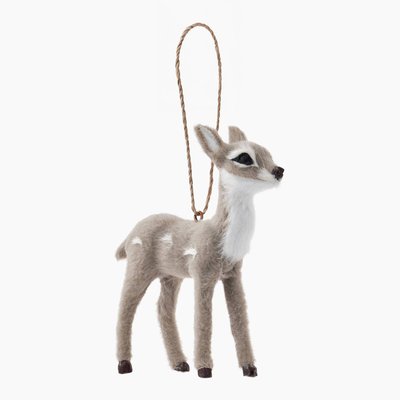Ornement biche, 10cm MONOPRIX