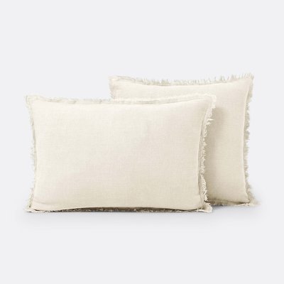 Housse de coussin lin lavé, Linange LA REDOUTE INTERIEURS