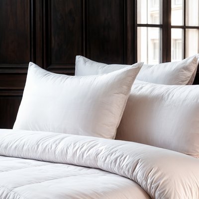 OREILLER CRISTAL Naturel Moelleux ANNE DE SOLENE