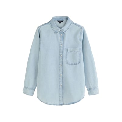 Chemise en jean décontractée manches longues NEXT