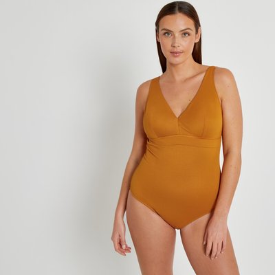 Textured Triangle Swimsuit LA REDOUTE COLLECTIONS PLUS