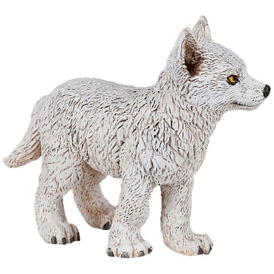 Figurine Jeune loup polaire PAPO