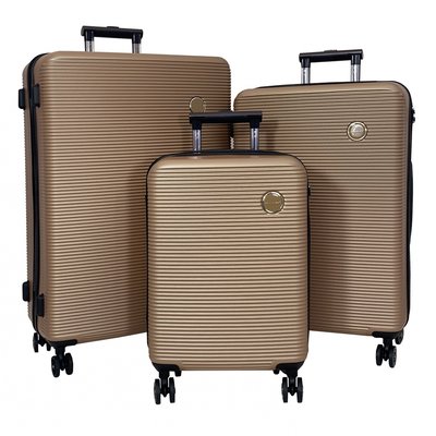 Lot 3 valises rigides dont 1 valise cabine TSA DAVID JONES