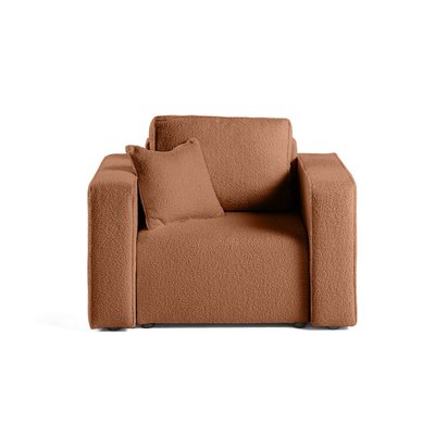 Fauteuil en Tissu bouclette - TOPAZE LISA DESIGN