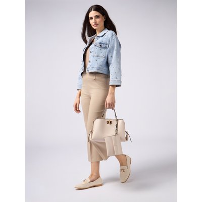 Pantalon en satin de coton mélangé OLTRE