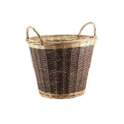 Corbeille en osier brut et buff AUBRY GASPARD