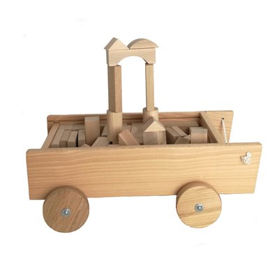 Chariot avec blocs en bois EGMONT TOYS