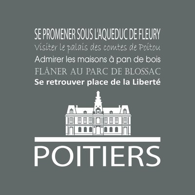 Tableau Mural Poitier RÉGIONALISME CEANOTHE