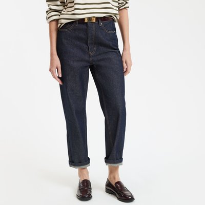 Gerade High-Waist-Jeans in 7/8-Länge LA REDOUTE COLLECTIONS