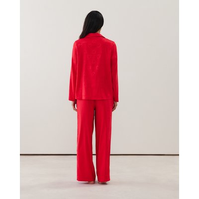 Chemise en satin à motifs LANAIZ UNDIZ
