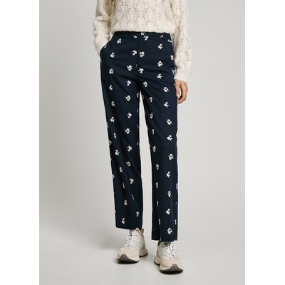 Printed Straight Trousers PEPE JEANS