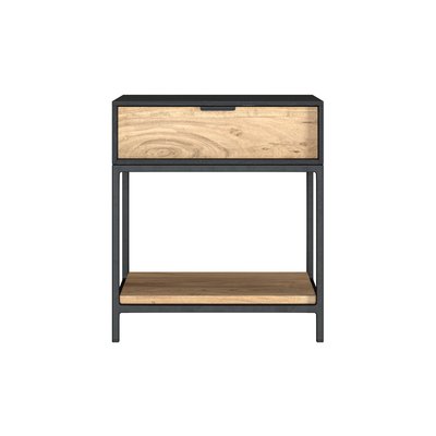 Table de chevet en bois et métal 1 tiroir - JAKSON RENDEZ-VOUS DÉCO