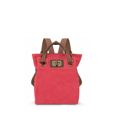 Sac à dos en toile et cuir TRINITE S OH MY BAG